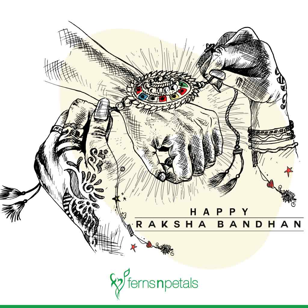 Happy Raksha Bandhan PNG Image, Decorative Rakhi For Happy Raksha Bandhan  Png Design, Decorative Drawing, Rakhi Drawing, Decorative Sketch PNG Image  For Free Download