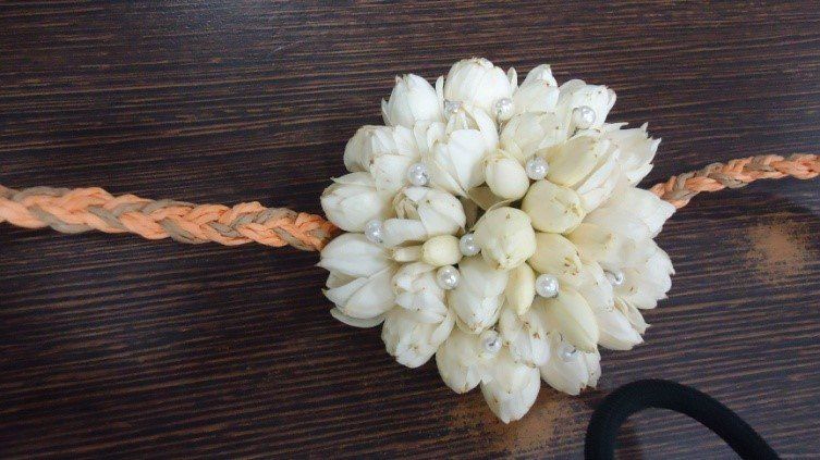 Ferns and petals hot sale flower jewellery