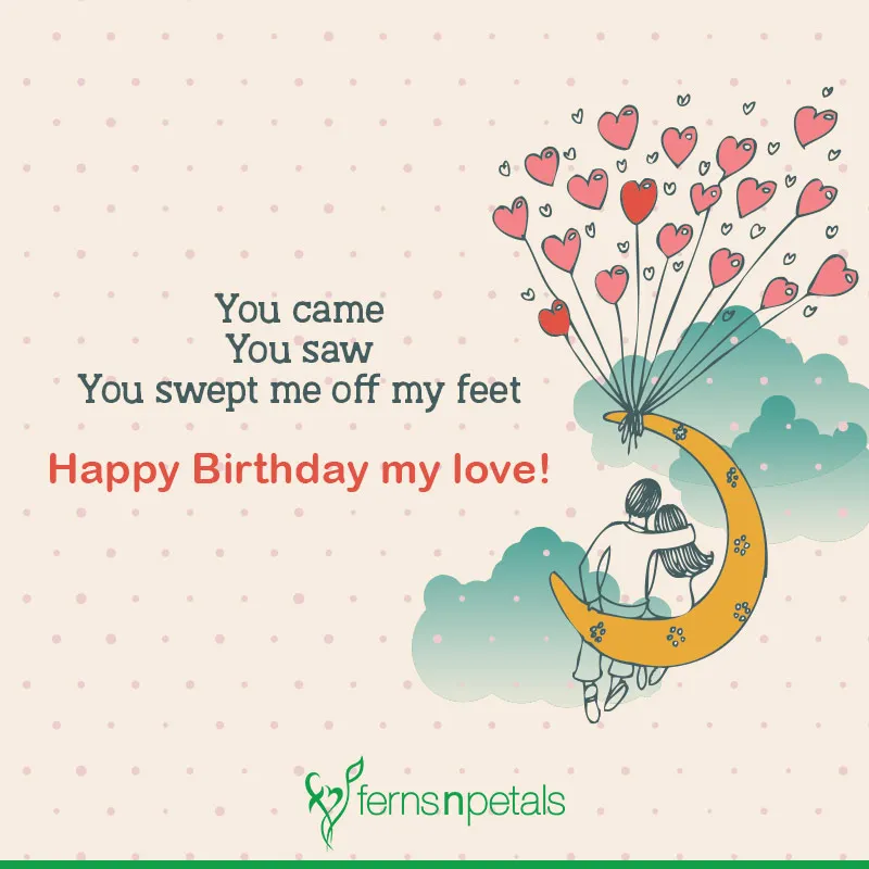 cute birthday wishes for boyfriend