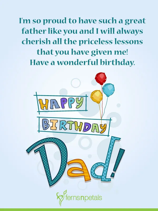 Download and Share Happy Birthday Wishes for Father
