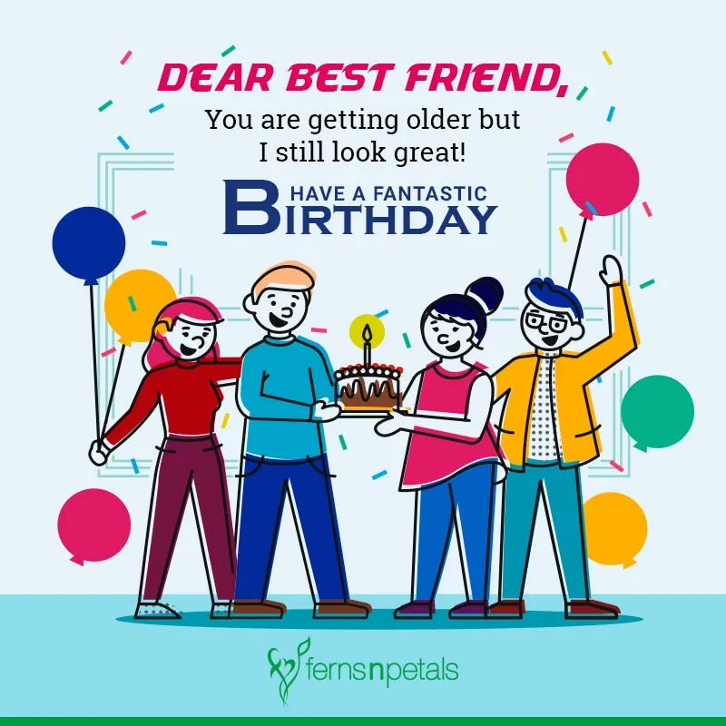 funny birthday messages for best friend girl