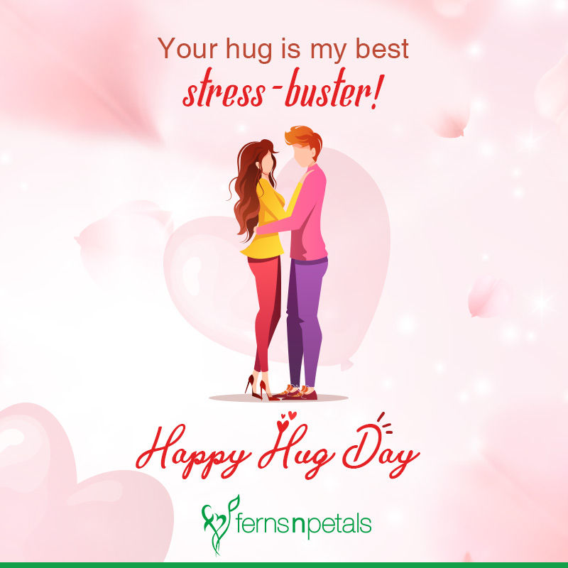 Buy Kesri Gifts Happy Hug Day Theme Cushion Cover (12