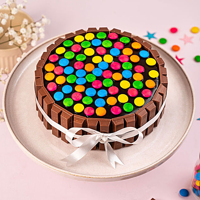 Candy bar birthday cake