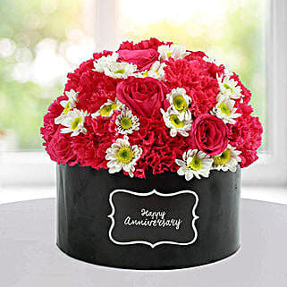Anniversary Flowers Online Order Bouquet Ferns N Petals Delightful Fl Arrangement